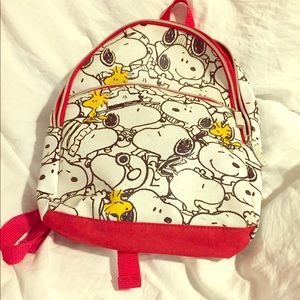 Snoopy and Woodstock Small Backpack
